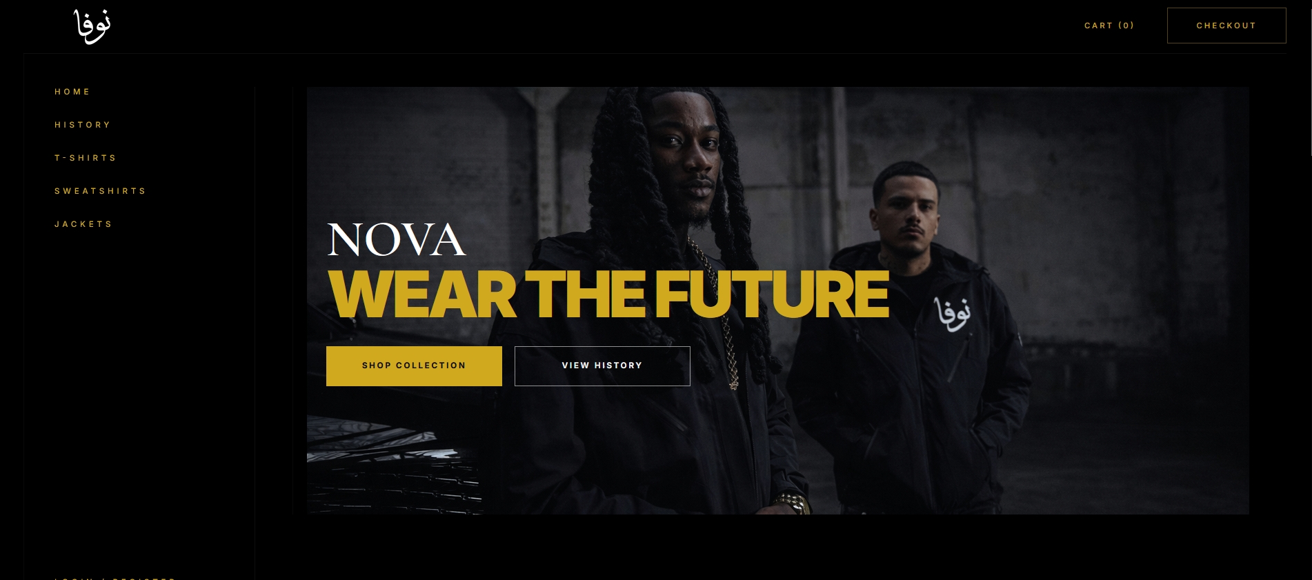 Site e-commerce Nova